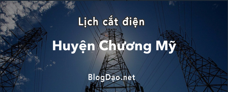 Lịch cắt điện tại Thị trấn Chúc Sơn