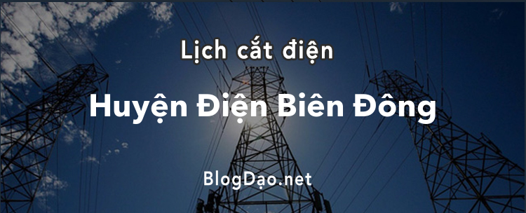 Lịch cắt điện tại Thị trấn Điện Biên Đông