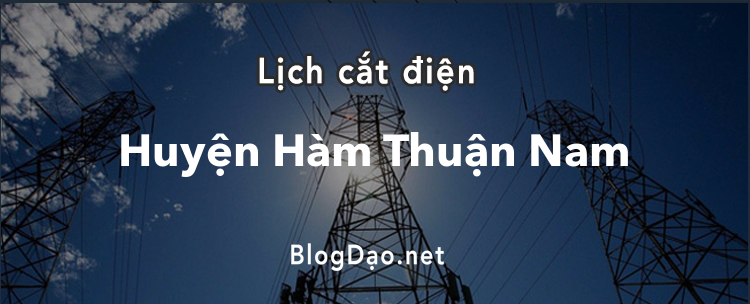 Lịch cắt điện tại Thị trấn Thuận Nam