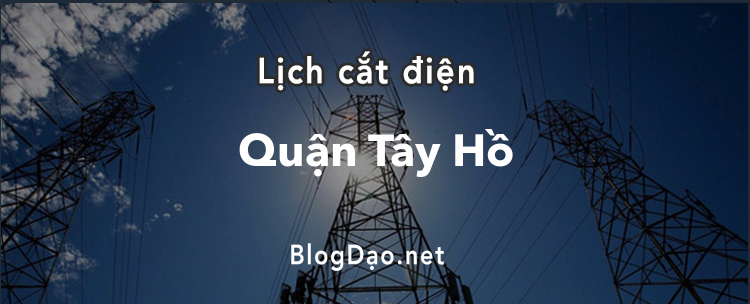 Lịch cắt điện tại Phường Yên Phụ
