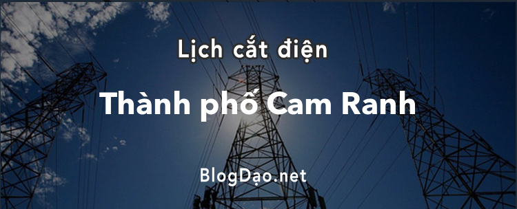 Lịch cắt điện tại Xã Cam Thịnh Đông