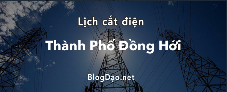 Lịch cắt điện tại Phường Hải Thành