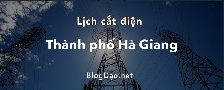 Lịch cắt điện tại Phường Quang Trung