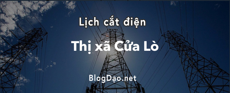 Lịch cắt điện tại Phường Nghi Hương