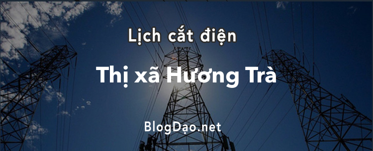 Lịch cắt điện tại Phường Hương Vân